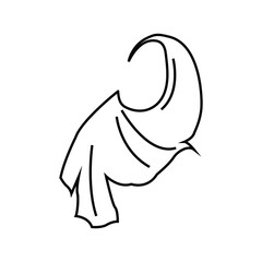 veil logo icon design template vector