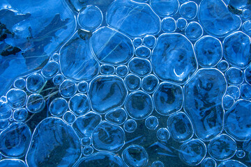 blue bubbles background