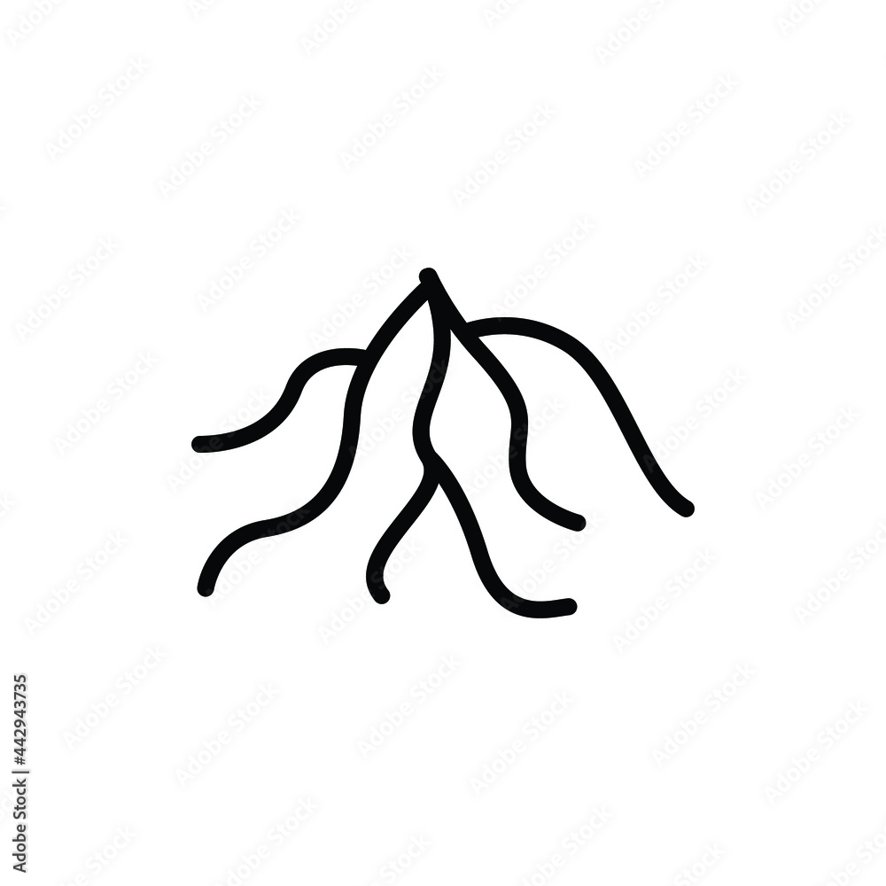 Canvas Prints root logo icon design template vector