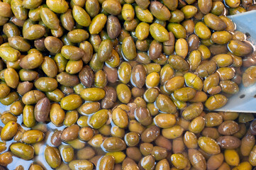 Organic green olive.