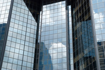 Miami Downtown Glass Covered Skyscraper