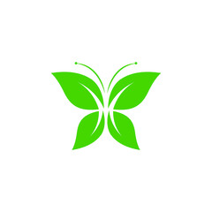 leaf logo icon design template vector