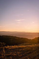 sunset in the mountains cordoba argentina