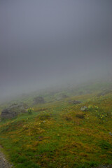 misty mountain scenery (Vorarlberg, Austria)