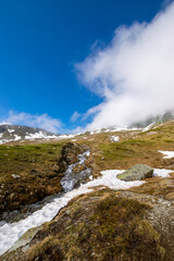 mountain river in the mountains (Vorarlberg, Austria)