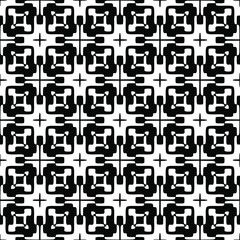 Seamless vector pattern in geometric ornamental style. 