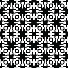 Seamless vector pattern in geometric ornamental style. 