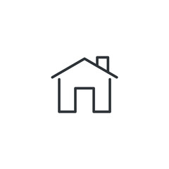 icon, home, symbol, vector, house, sign, illustration, isolated, real, simple, estate, business, residential, web, line, internet, element, construction, shape, button, black, concept, flat, modern, a