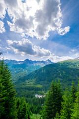 Fototapeta na wymiar mountain view near Ischgl (Tyrol, Austria)