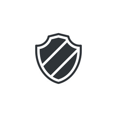 isolated shield sign icon, vector illustration