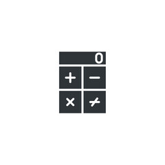 isolated calculator sign icon, vector illustration
