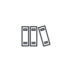 isolated folder sign icon, vector illustration