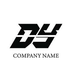  DY Logo Design Vector Template. DY Letter Logo Design.