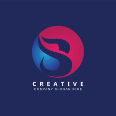 Fototapeta premium premium logo vector symbol letter B