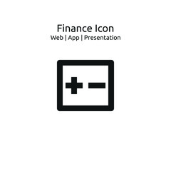 Increase Decrease icon, Business finance Icon for Web,App and Presentation, EPS 10