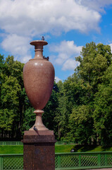 Details of the classic fences of St. Petersburg.