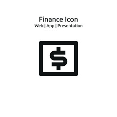 Money Dollar Box icon, Business finance Icon for Web,App and Presentation, EPS 10