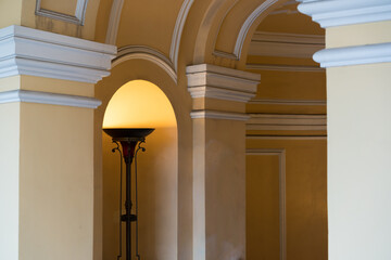 Details of the classic fences of St. Petersburg.