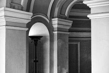 Details of the classic fences of St. Petersburg.