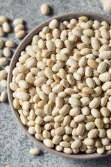Healthy Organic Dry White Beans