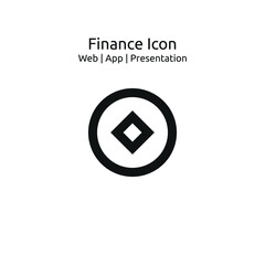 Copper Coin icon, Business finance Icon for Web,App and Presentation, EPS 10