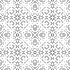 Vector geometric pattern. Repeating elements stylish background abstract ornament for wallpapers and 

backgrounds. Black and white colors 