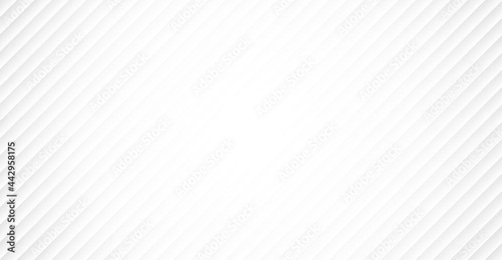 Wall mural white abstract modern background with diagonal lines. vector illustration