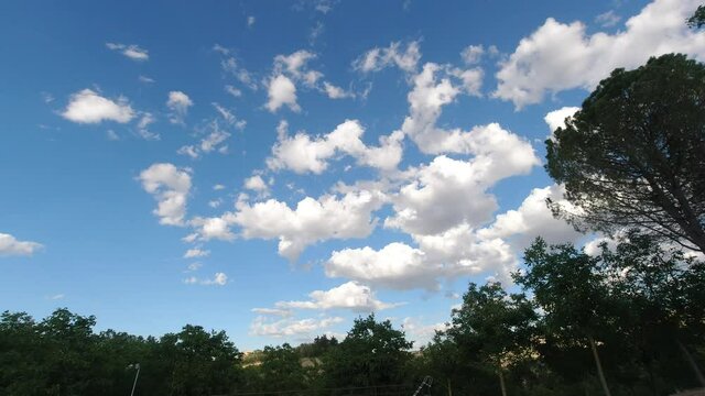 timelaps cielo con nuvole risoluzione 4k