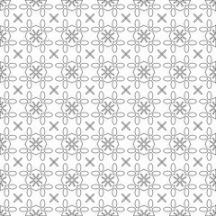 Vector geometric pattern. Repeating elements stylish background abstract ornament for wallpapers and 

backgrounds. Black and white colors 