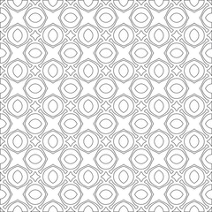 Vector geometric pattern. Repeating elements stylish background abstract ornament for wallpapers and 

backgrounds. Black and white colors 