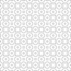 Vector geometric pattern. Repeating elements stylish background abstract ornament for wallpapers and 

backgrounds. Black and white colors 