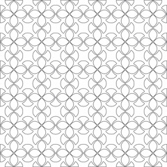 Vector geometric pattern. Repeating elements stylish background abstract ornament for wallpapers and 

backgrounds. Black and white colors 