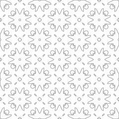 Vector geometric pattern. Repeating elements stylish background abstract ornament for wallpapers and 

backgrounds. Black and white colors 