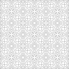 Vector geometric pattern. Repeating elements stylish background abstract ornament for wallpapers and 

backgrounds. Black and white colors 