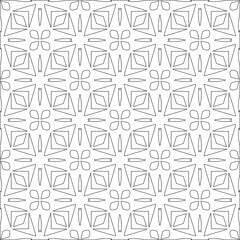 Vector geometric pattern. Repeating elements stylish background abstract ornament for wallpapers and 

backgrounds. Black and white colors 