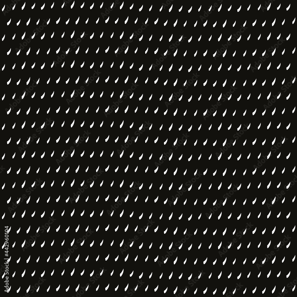 Aufkleber white drops pattern. vector repeated drops and black background.