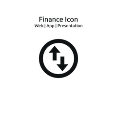 Fototapeta na wymiar Swap icon, Business finance Icon for Web,App and Presentation, EPS 10