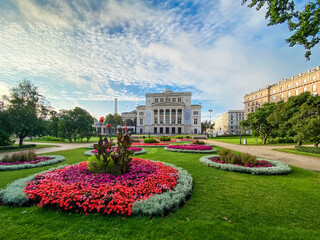 RIGA, LATVIA . Latvian national opera and ballet