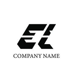  EL Logo Design Vector Template EL Letter Logo Design.