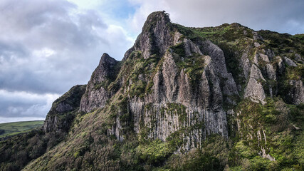 The landscape of Flores Island in the Azores