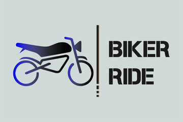 Bike rider logo.Retro bike logo.Vintage bike logo.Bike shop logo .