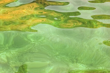 Top view of a beautiful turquoise sea.