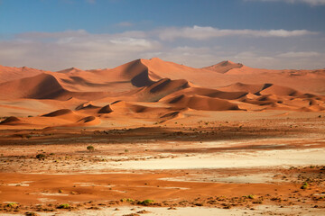 Fototapeta na wymiar Sand dunes at Sossusvlei Namib-Naukluft National Park Namibia Africa