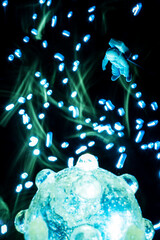 resin astronaut in abstract outer space © carles