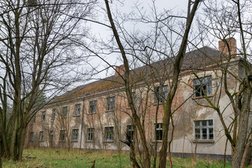 Fototapeta na wymiar inside an abandon building (Brandenburg, Germany)