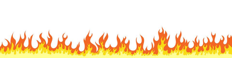 Fire flames. Fire and flames sign. Flame elements. Vector illustration