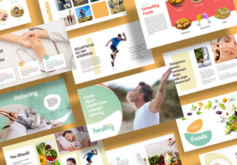 Healthy Living Presentation Layout