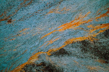Abstract color sand texture at kaolin mine