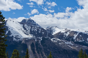 Beautiful Mountain Scenery of Jasper National Park