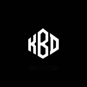 KBD letter logo design with polygon shape. KBD polygon logo monogram. KBD cube logo design. KBD hexagon vector logo template white and black colors. KBD monogram, KBD business and real estate logo.